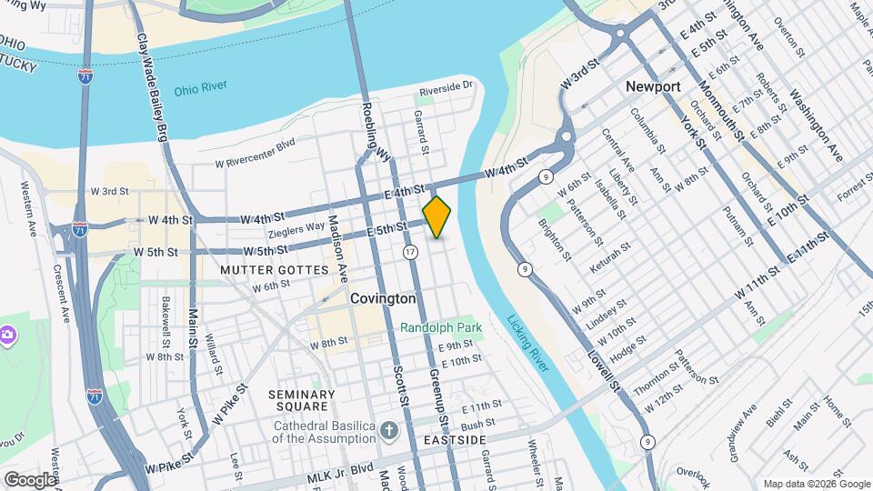 521 Garrard St Mapa y Detalles de la Ubicación