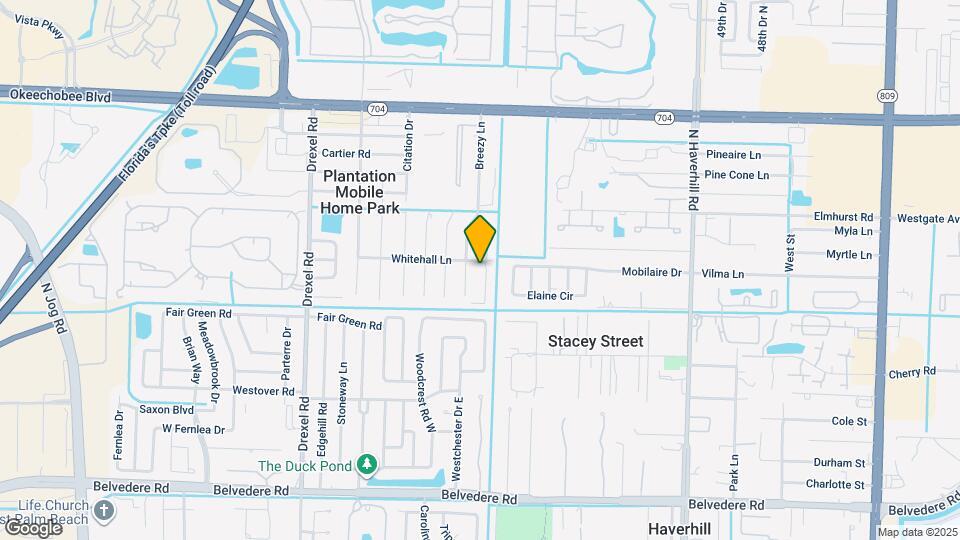 1585 E Breezy Ln Map and Location Details