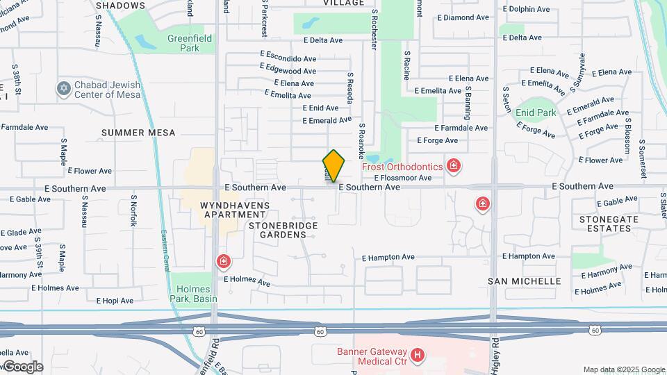 4755 E Southern Ave, Unit A2 Map and Location Details