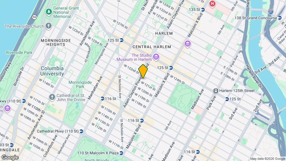 159 W 121st St Map and Location Details