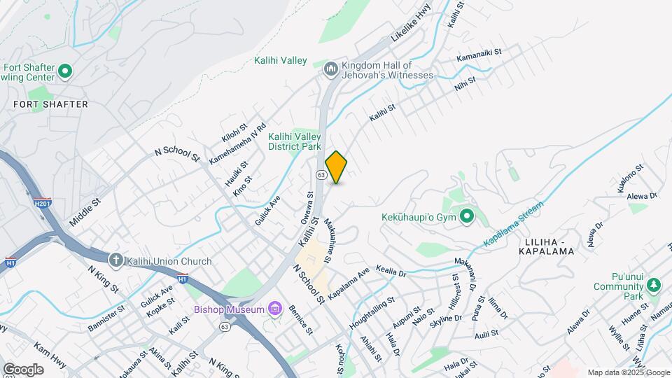 1905 Kalihi St Map and Location Details