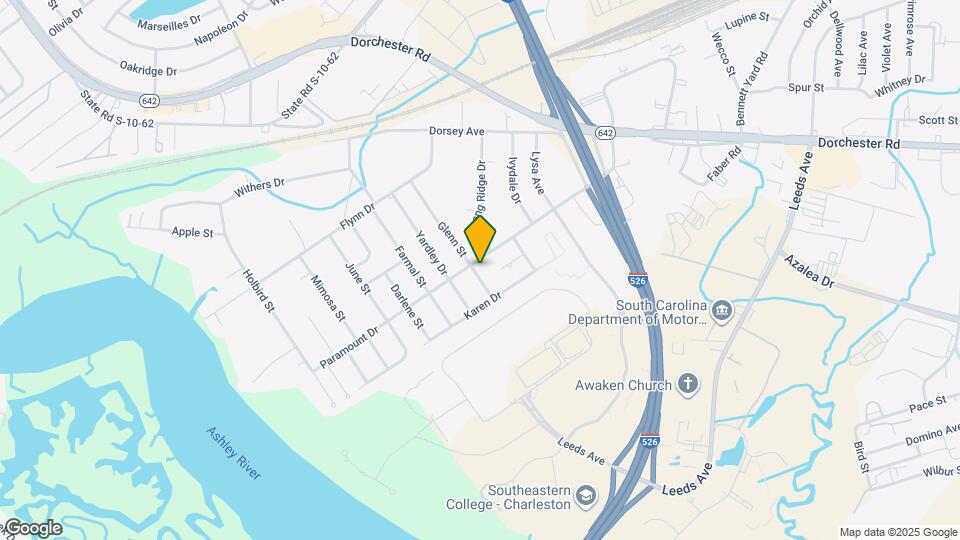 4640 Glenn St Map and Location Details