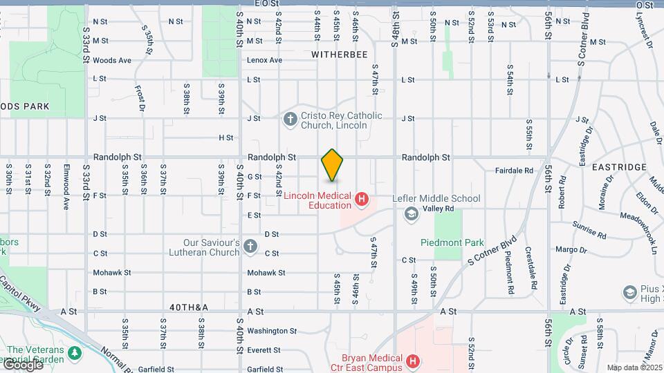 865 S 45th St, Unit Residential 865 Duplex Map and Location Details