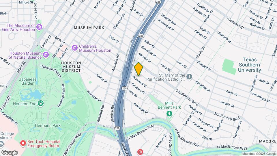 2415 Prospect St Map and Location Details