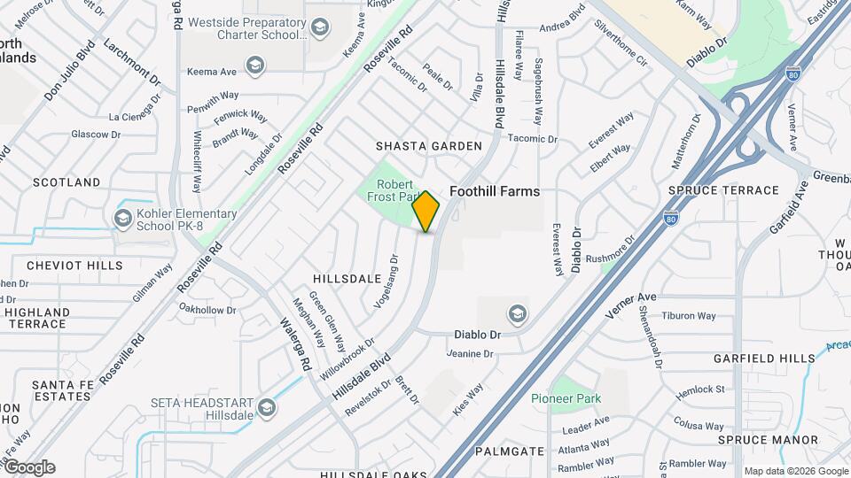 4812 Robert Frost Way Map and Location Details