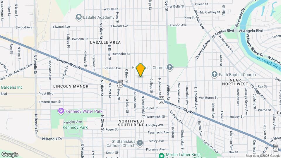 1013 N Brookfield St Map and Location Details