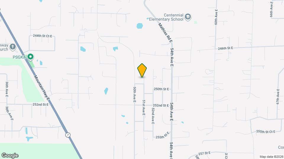 24902 51st Ave E Map and Location Details