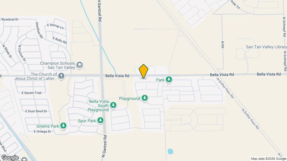 2640 E Silversmith Trail Map and Location Details