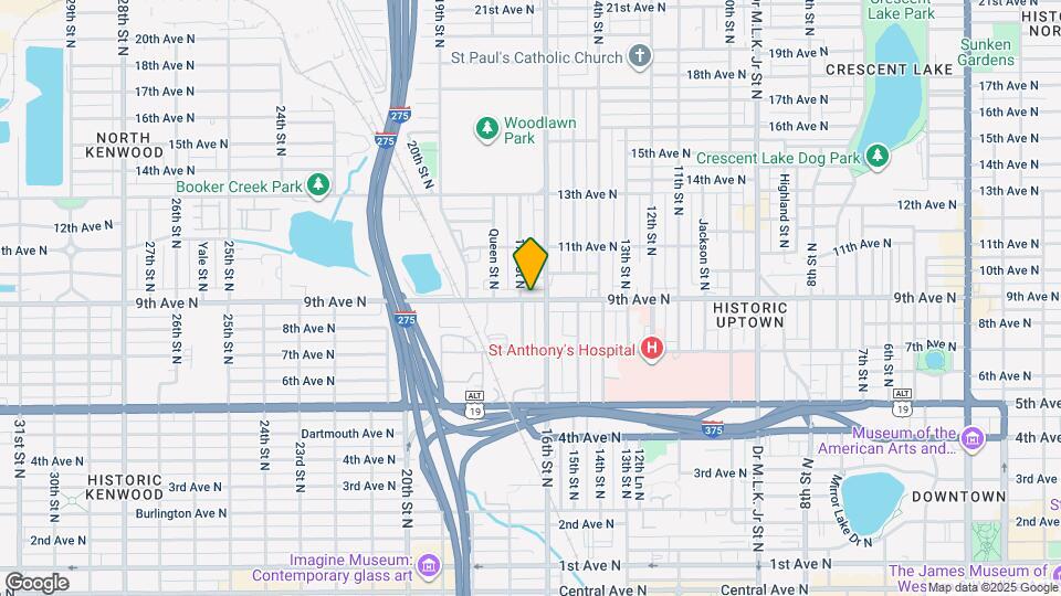 1627 9th Ave N Map and Location Details