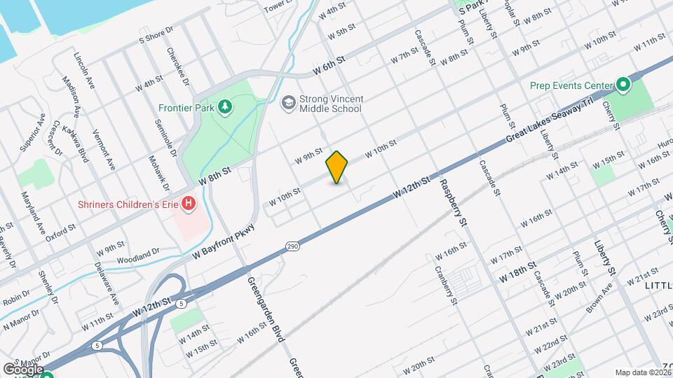 1318 W 11th St, Unit 1 Mapa y Detalles de la Ubicación