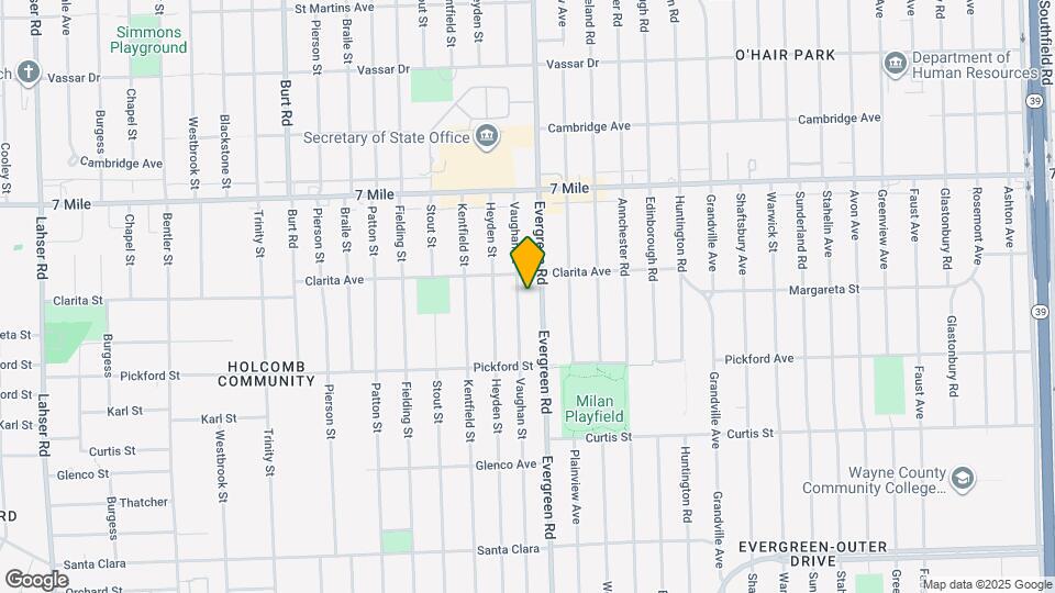 18540 Vaughan St Map and Location Details