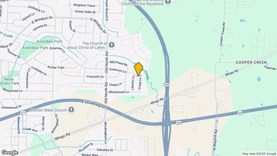 2525 Craig Ln Map and Location Details