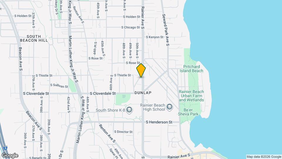 8407 Rainier Ave S Mapa y Detalles de la Ubicación
