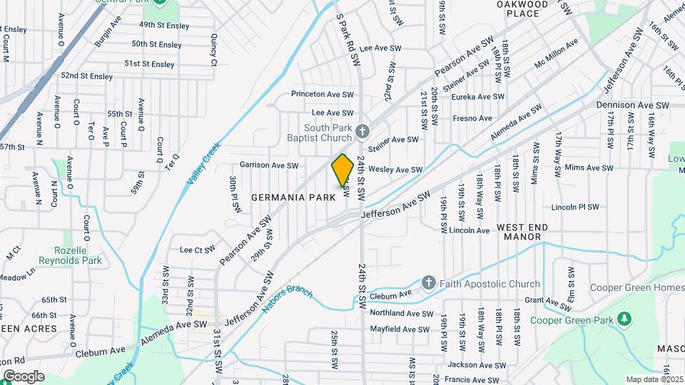 928 25th St SW Map and Location Details
