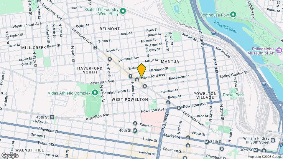 3939 Lancaster Ave Map and Location Details