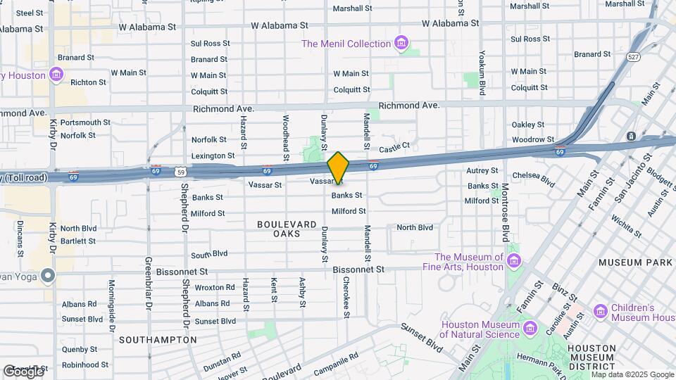 1644 Banks St Map and Location Details