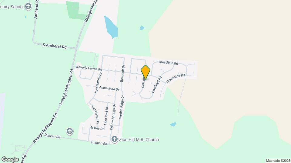 5962 Cottage Hill Dr Map and Location Details