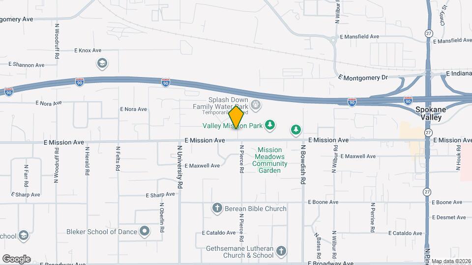 1613 N Gillis Ln Map and Location Details