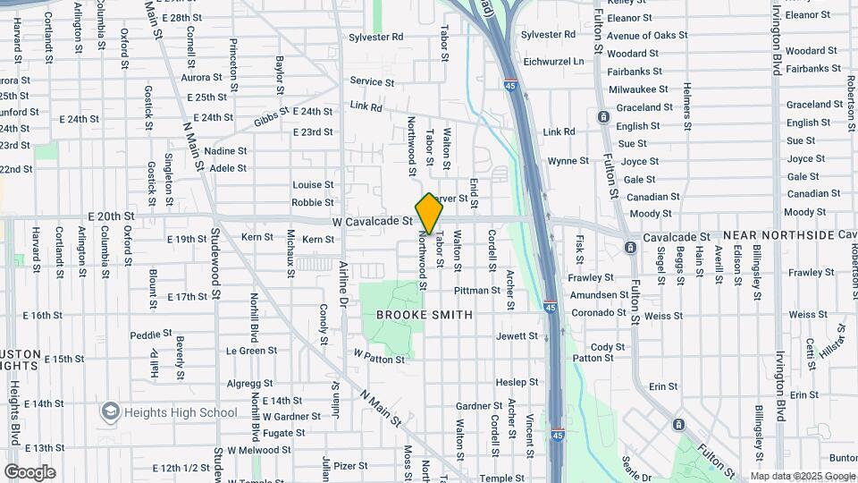 1216 Northwood St Map and Location Details