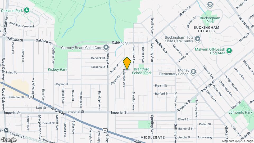 6356 Lakeview Ave Map and Location Details