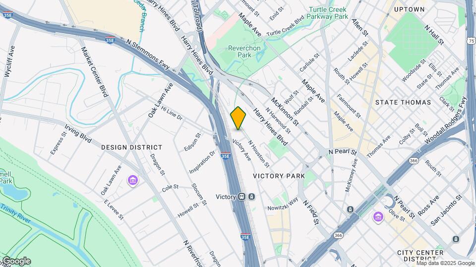 The Katy at Victory Park Map and Location Details