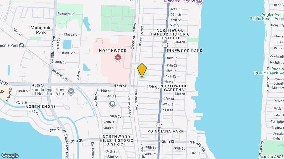 731 46th St Map and Location Details