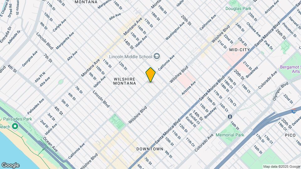 1114 Euclid St Map and Location Details