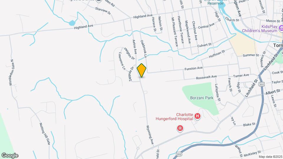 343 Aetna Ave Map and Location Details