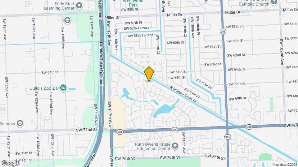 6505 SW 113th Pl Map and Location Details