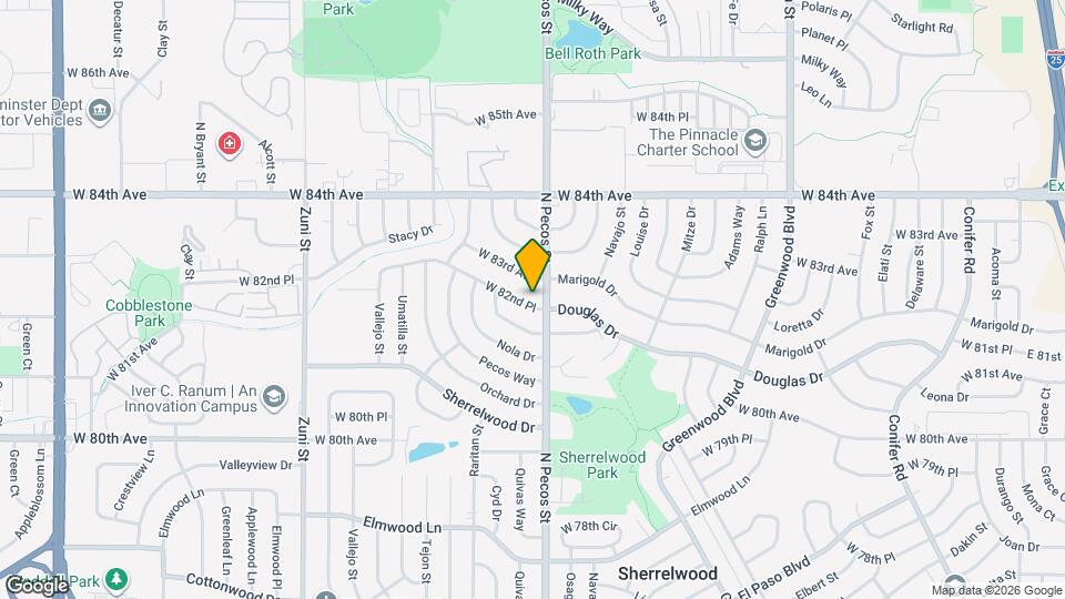 1641 W 82nd Pl Map and Location Details