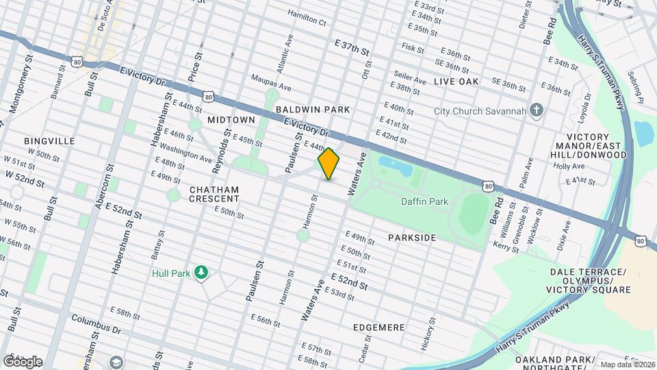 711 E 46th St Map and Location Details