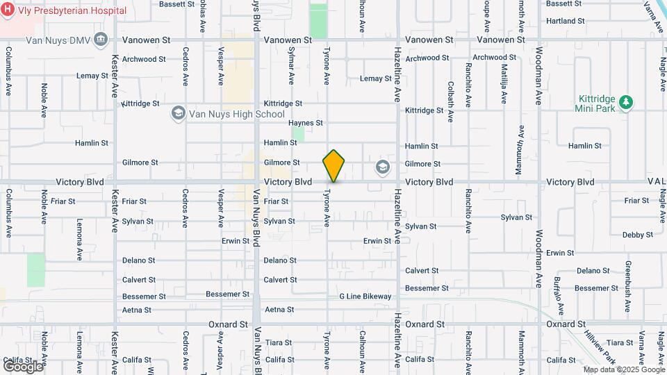 14256 Victory Blvd Map and Location Details