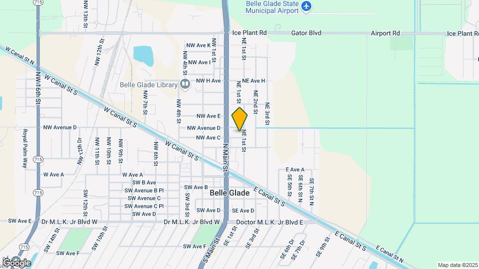 300 NE 1st St Map and Location Details