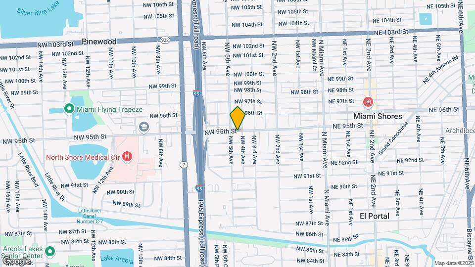 420 NW 95th St Map and Location Details