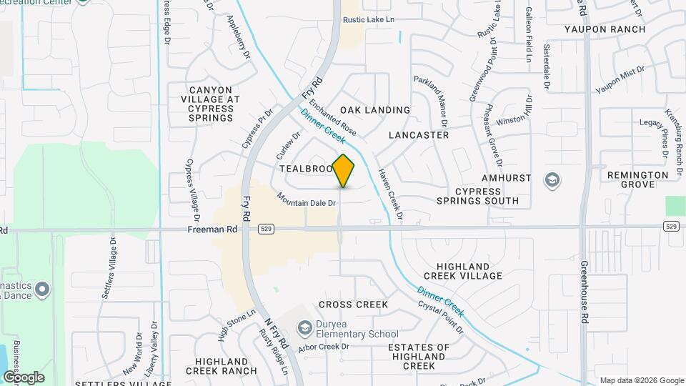 20151 Pioneer Ridge Dr Map and Location Details