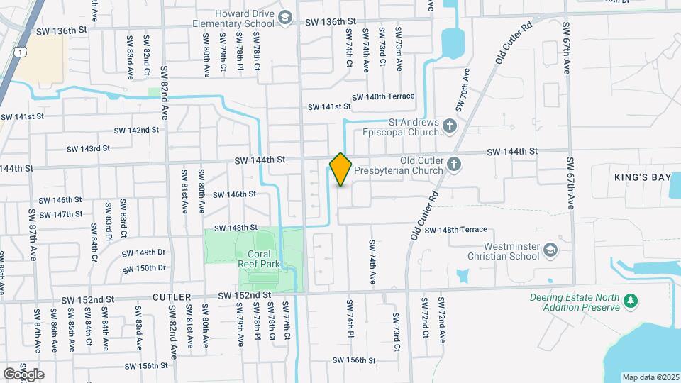 14605 SW 75th Ave Mapa y Detalles de la Ubicación