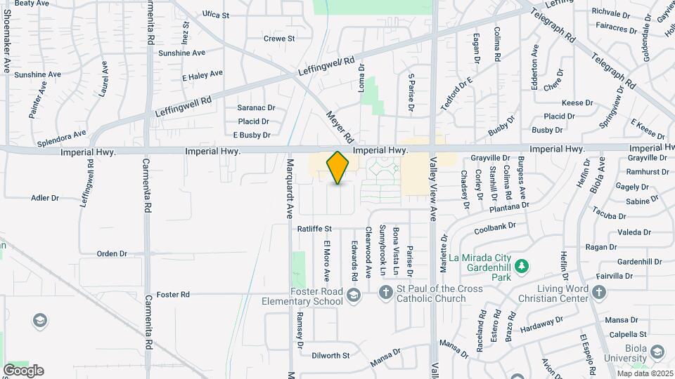 12807 Woodridge Ave Map and Location Details