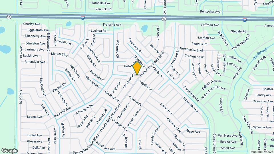 3609 Ponce De Leon Blvd Map and Location Details