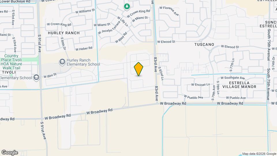 8422 W Atlantis Wy Map and Location Details