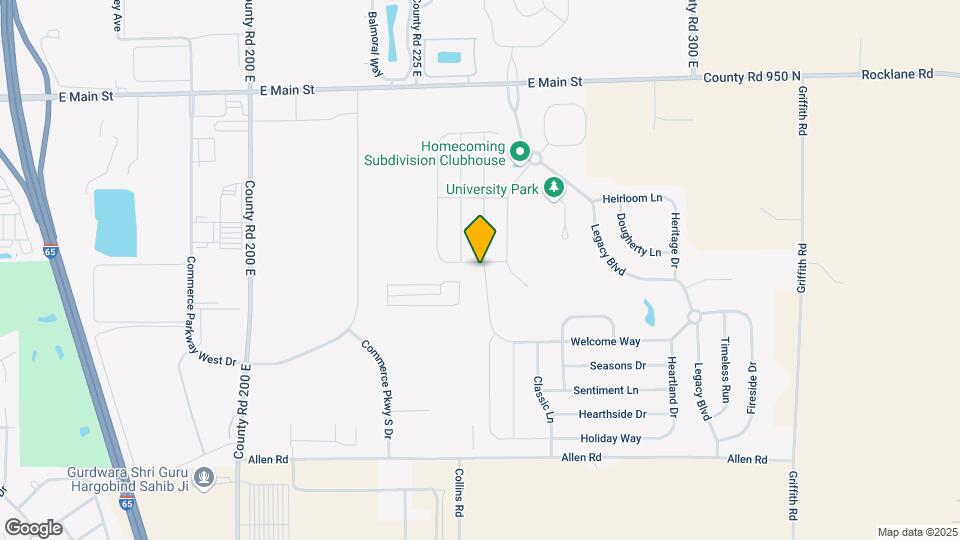 2655 Spurlock Ln Map and Location Details