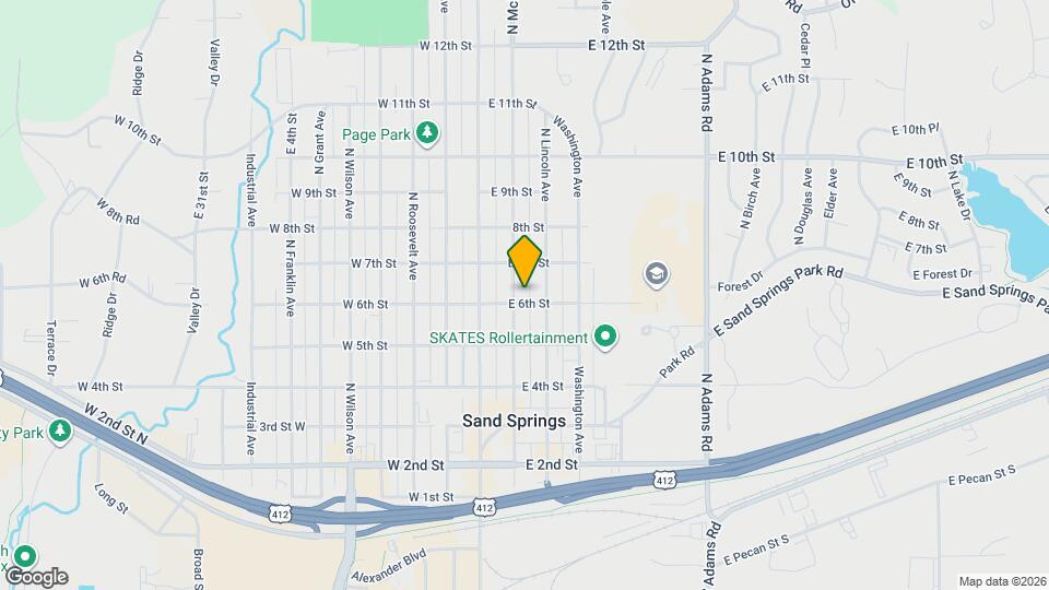 603 N McKinley Ave Map and Location Details