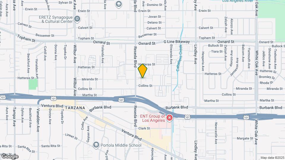 18445 Collins St Map and Location Details