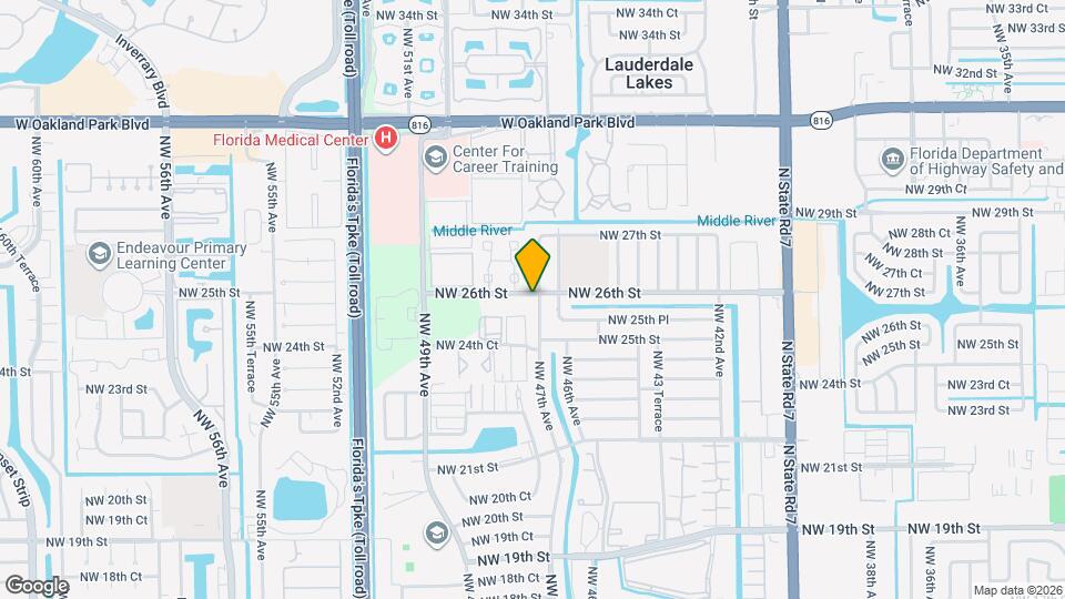 2581 NW 47th Ave Map and Location Details