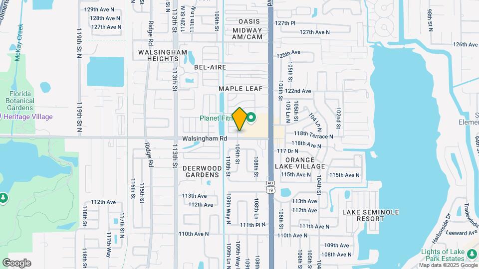 12100 Seminole Blvd Map and Location Details