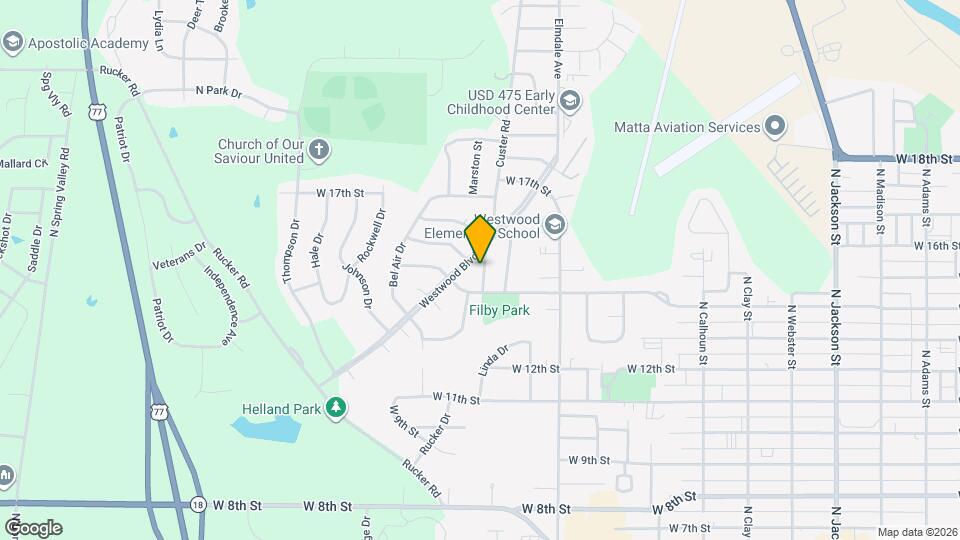 1422 Dean Ave Map and Location Details