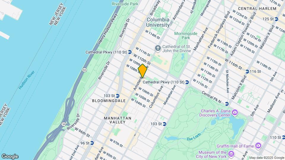 175 West 107th Street Map and Location Details