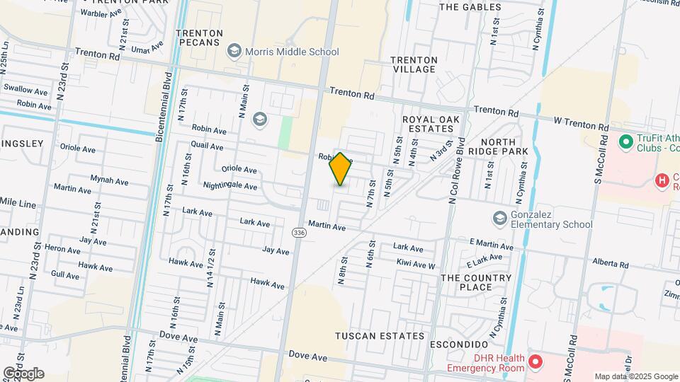 6700 N 8th St Map and Location Details