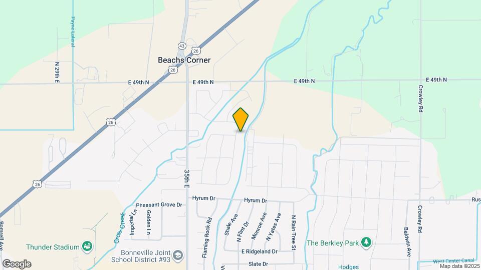 4480 N Bristol Dr Map and Location Details