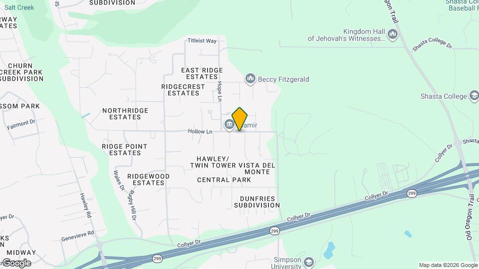 19431 Hollow Ln Map and Location Details