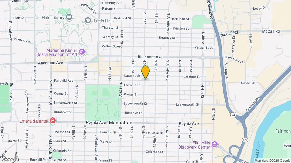 512 N 9th St Map and Location Details